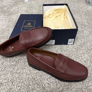 Brooks Brothers Men's Classic Penny Loafers Brown 10.5D NEW in Box